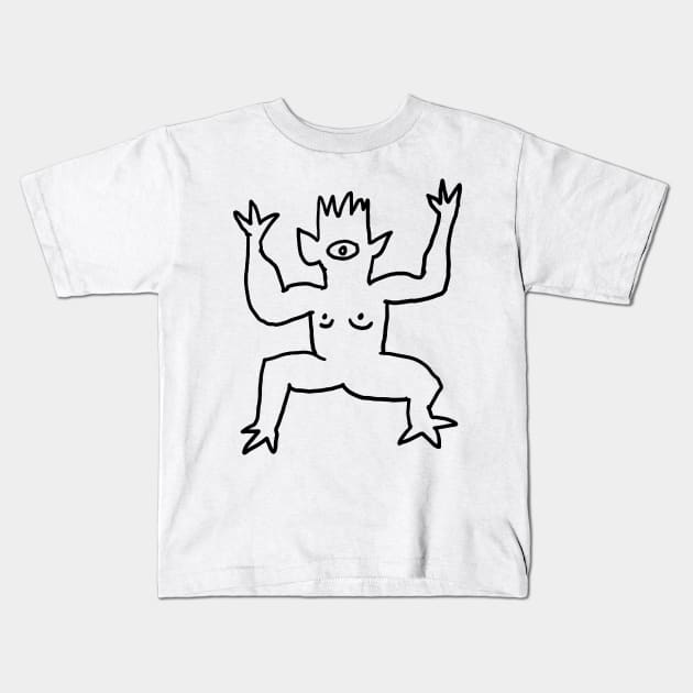 CYCLOPES Retro Kids T-Shirt by tykler